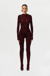 Burnout Closed Toe Jumpsuit Petite