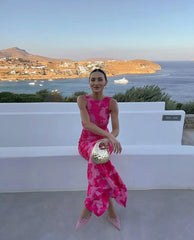 Morganite Maxi Dress - Pink