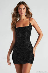 Leila Sequin Stylish Bodycon Mini Dress