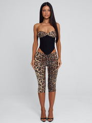 Vyorix EIRA TOP LEOPARD SEQUIN