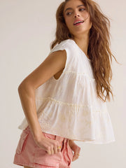 Ember Floral Ruffle Top