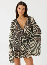 Elisana Mini Dress Zebra