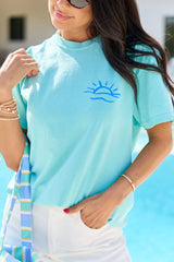 Saltwater State Of Mind Mint Graphic Tee