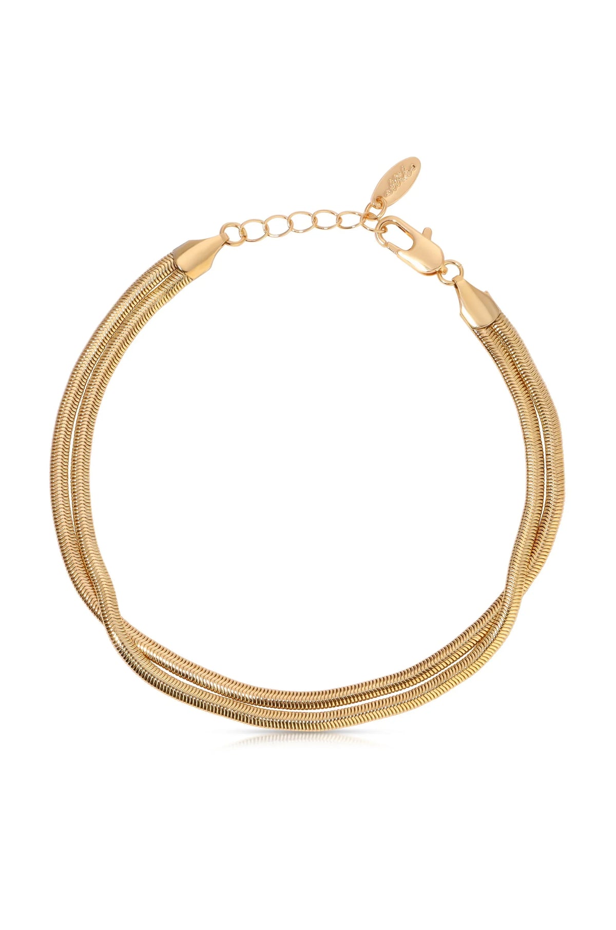 Slinky Snake Double Chain Anklet