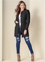 Tweed Jacket Black