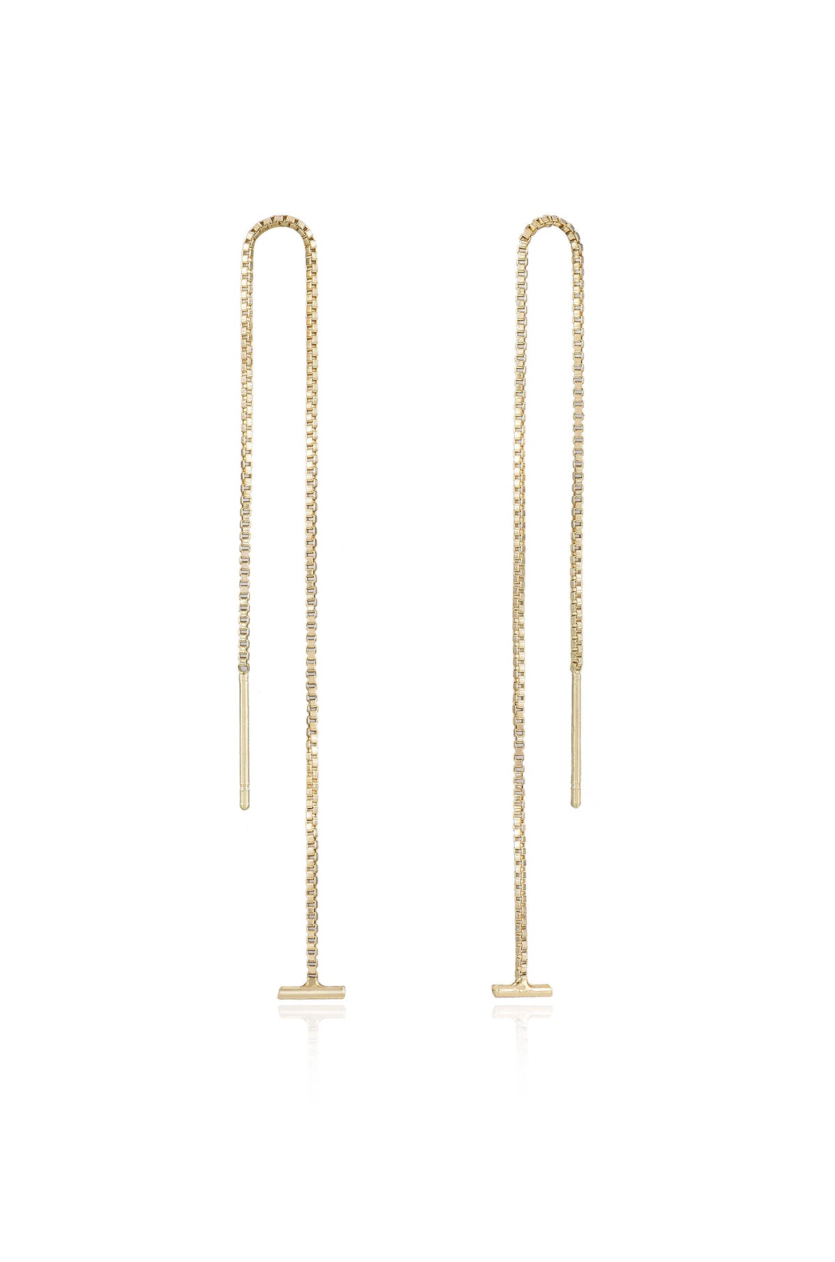 Single Chain Threader Earrings