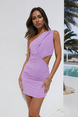 Swim Star Mini Dress Purple