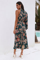 Love Your Needs Midi Dress Teal