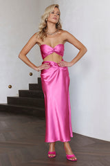 Keep Living Large Crop Pink