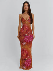 Lucy's ESMERALDA MAXI DRESS GOLDEN CRYSTAL