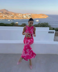 Morganite Maxi Dress - Pink