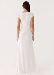 Never Really Over Maxi Dress White