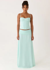 Tayana Corset Top Pistachio
