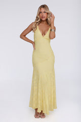 Soft Life Club Maxi Dress Yellow