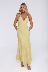 Soft Life Club Maxi Dress Yellow