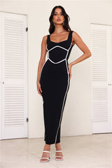 All For Fashion Maxi Dress Black