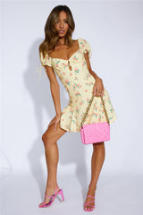 Prettiest Pick Mini Dress Yellow