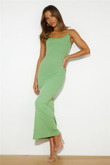 Love To Like Midi Dress Green