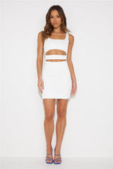 Fit Quick Mini Dress White