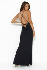 On Full Display Maxi Dress Black
