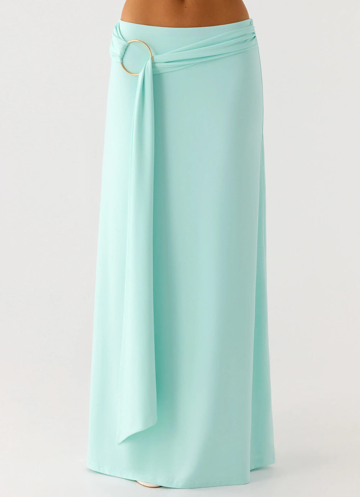 Ravi Maxi Skirt Aqua