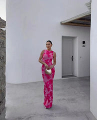 Morganite Maxi Dress - Pink