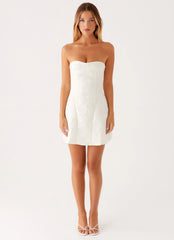 So Stylish Mini Dress - White