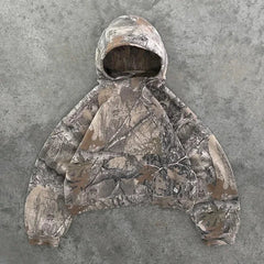 Oversized Camouflage Hoodie