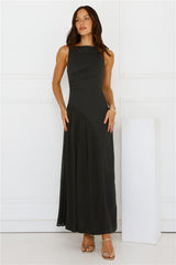 Strut With Style Maxi Dress Black