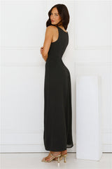 Strut With Style Maxi Dress Black