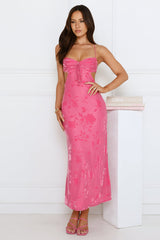 Twirl Into Fun Maxi Dress Pink