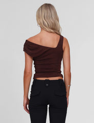 CASSIAN TOP CHOCOLATE