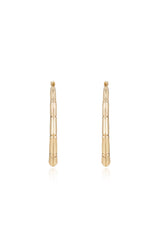 Bamboo Hoop Earrings