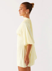 Mary Mini Dress Yellow