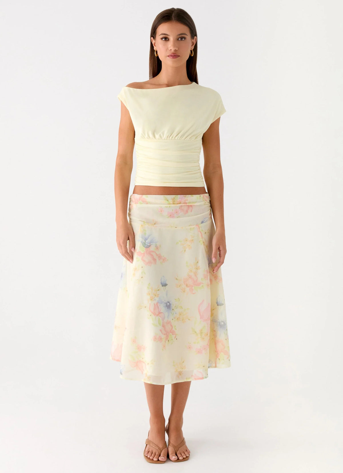 Valley Midi Skirt Spring Meadow