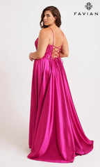 Faviana Long Plus-Size Formal Dress 9582