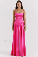 Anabella Black Lace Charming Up Maxi Dress