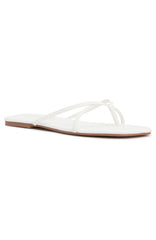 Ailani Thong Sandals White
