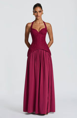 Almira Maxi Dress - Mulberry