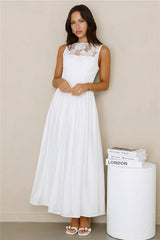 Wanderlight Maxi Dress White