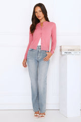 Cardi Season Long Sleeve Cardigan Pink