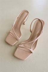 The Kitty Heels Nude PU