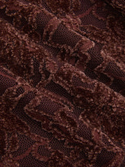 Lace-Jacquard Long-Sleeve Mini Dress