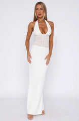 All My Love Maxi Dress White