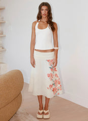 Valley Midi Skirt Siena Floral