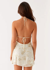 Kaylinn Beaded Mini Dress