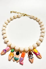 Versatile Cute Swimmer Beaded Necklace