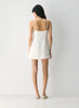 Sixth Dress  -Linen squareneck mini dress