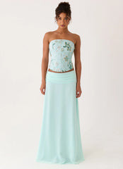 Natalya Maxi Skirt Pistachio
