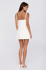 Blossom Society Mini Dress Off White
